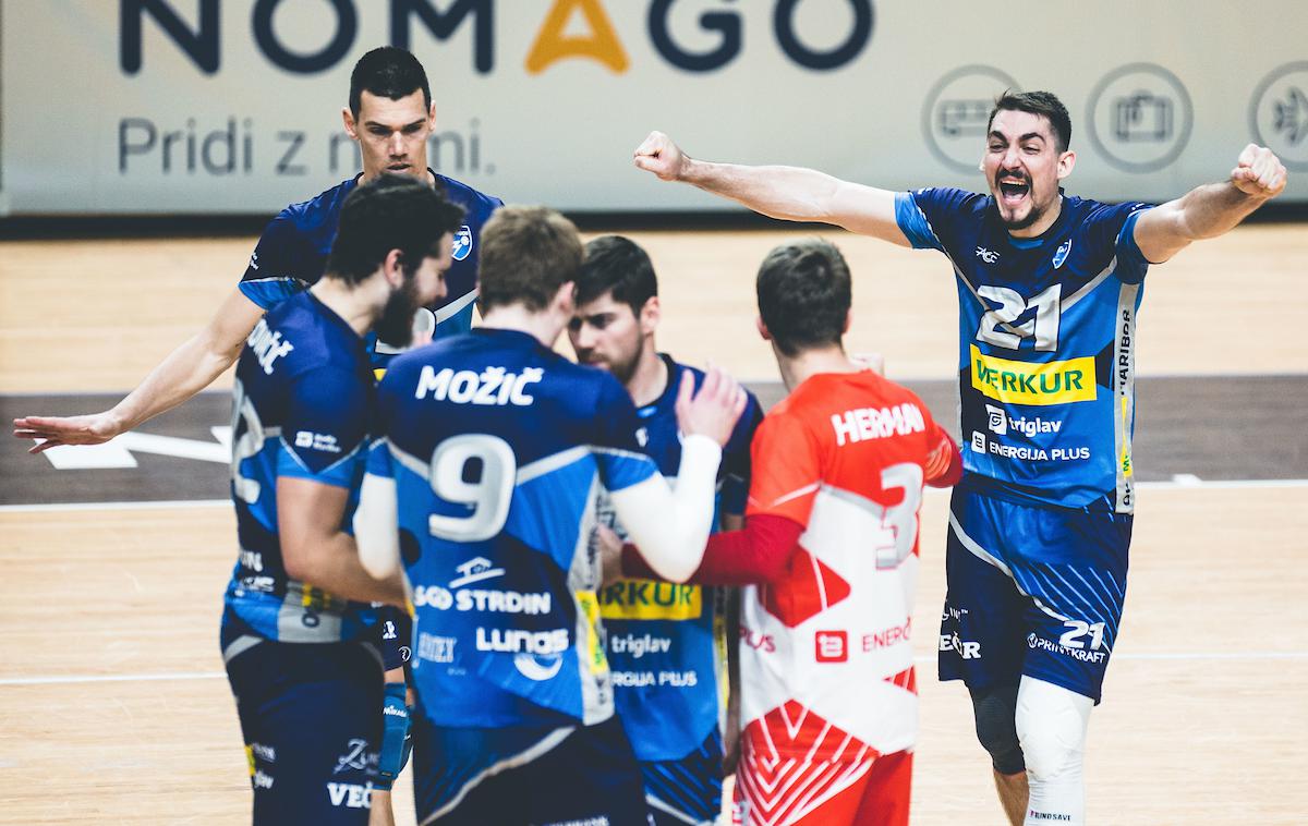 ACH Volley : OK Merkur Maribor Rok Možič | Odbojkarji Merkur Maribora so še podaljšali finalno serijo. | Foto Grega Valančič/Sportida