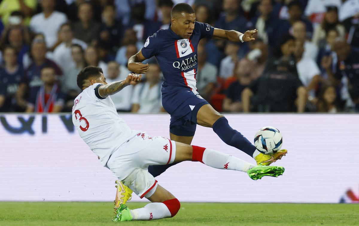 Kylian Mbappe PSG | Kylian Pbappe ostaja pri štirih golih. | Foto Reuters