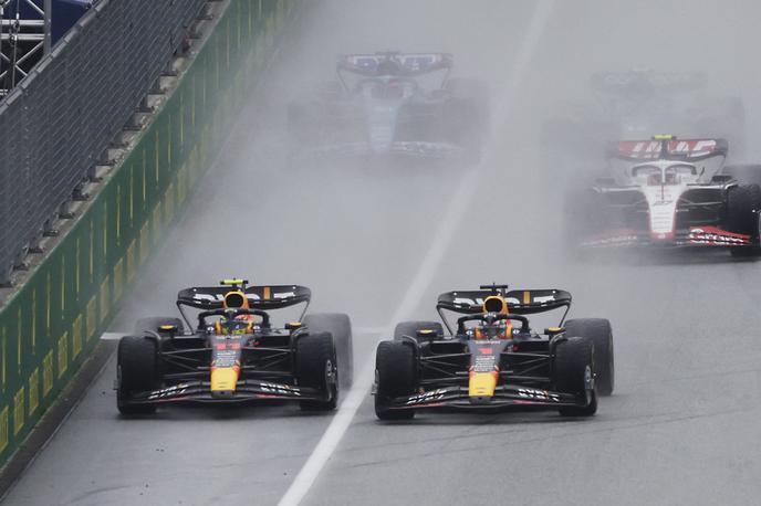 Red Bull Ring šprint dirka Max Verstappen Sergio Perez | Brez ekipne ljubezni v prvem krogu šprinterske dirke v Spielbergu | Foto Reuters