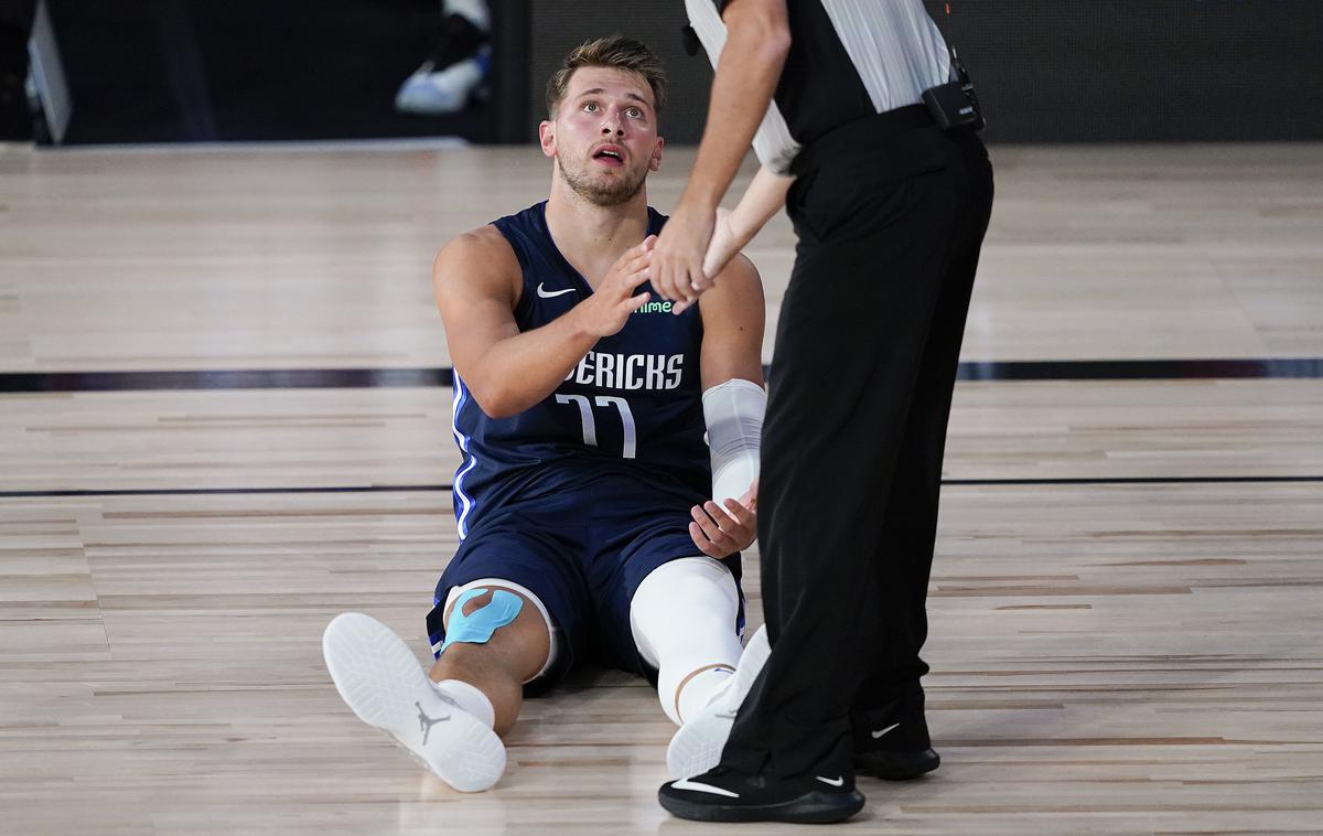 Luka Dončić | Luka Dončić je bil strelsko razpoložen, vendar je moral spet priznati poraz. | Foto Getty Images