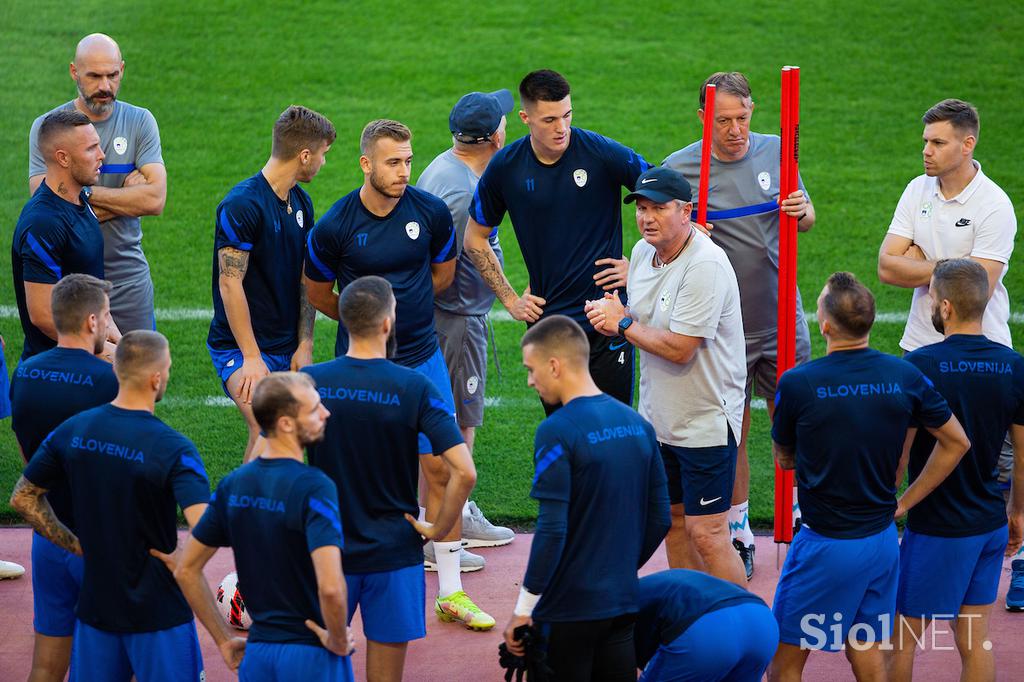 slovenska nogometna reprezentanca, trening, novinarska konferenca, Split