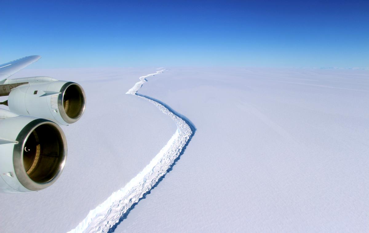 Antarktika ledna polica Larsen C | Foto Reuters