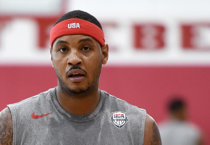 Carmelo Anthony bo nastopil že na svojih četrtih olimpijskih igrah. | Foto: 