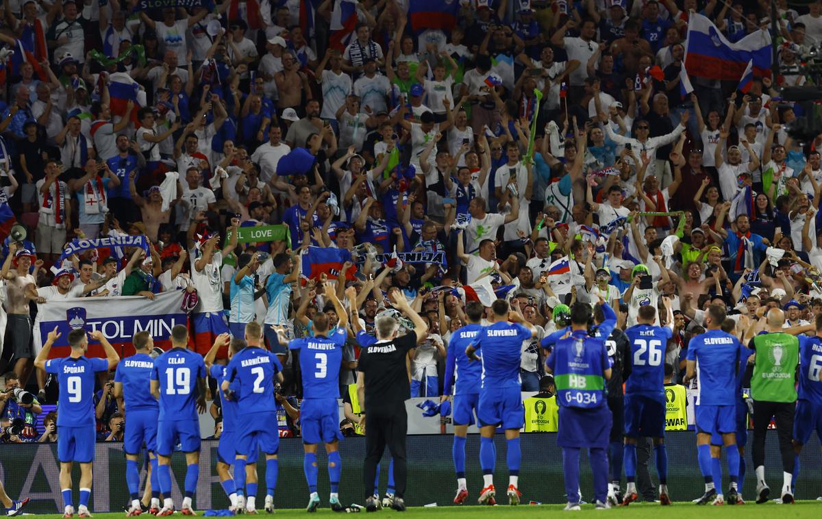 Euro 2024 Köln Slovenija Anglija remi | Slovenski nogometaši bodo prihodnji teden prvič igrali v izločilnih bojih evropskega prvenstva. | Foto Reuters