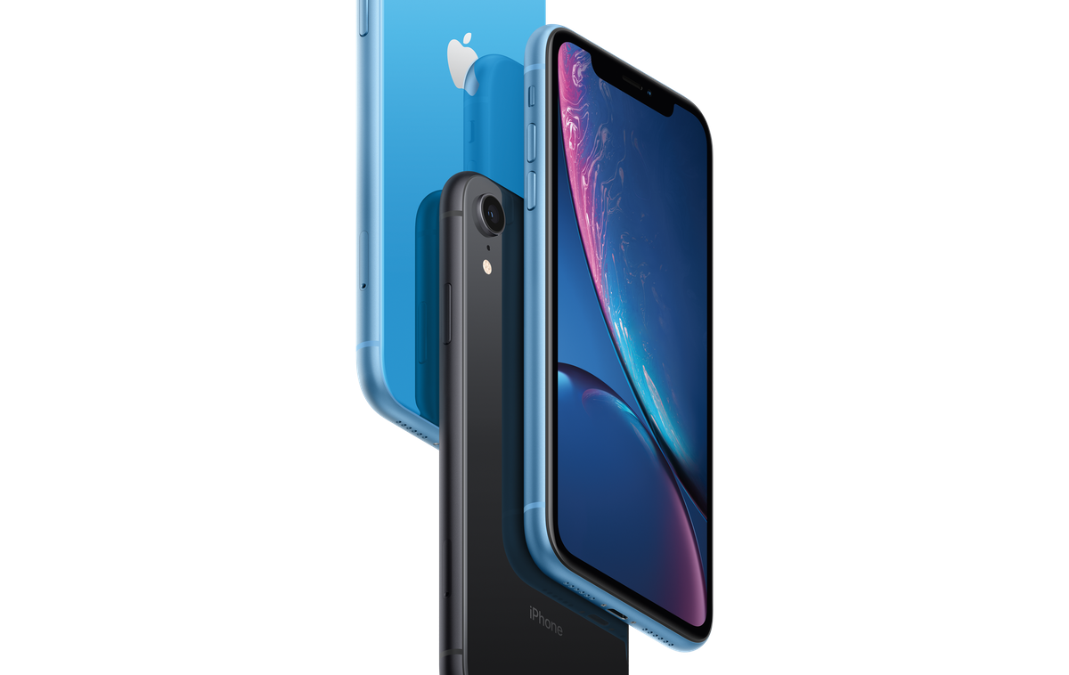 iPhone XR | iPhone XR bo na voljo v šestih barvah ohišja: črni, beli, rdeči, rumeni, modri in koralni. | Foto Apple