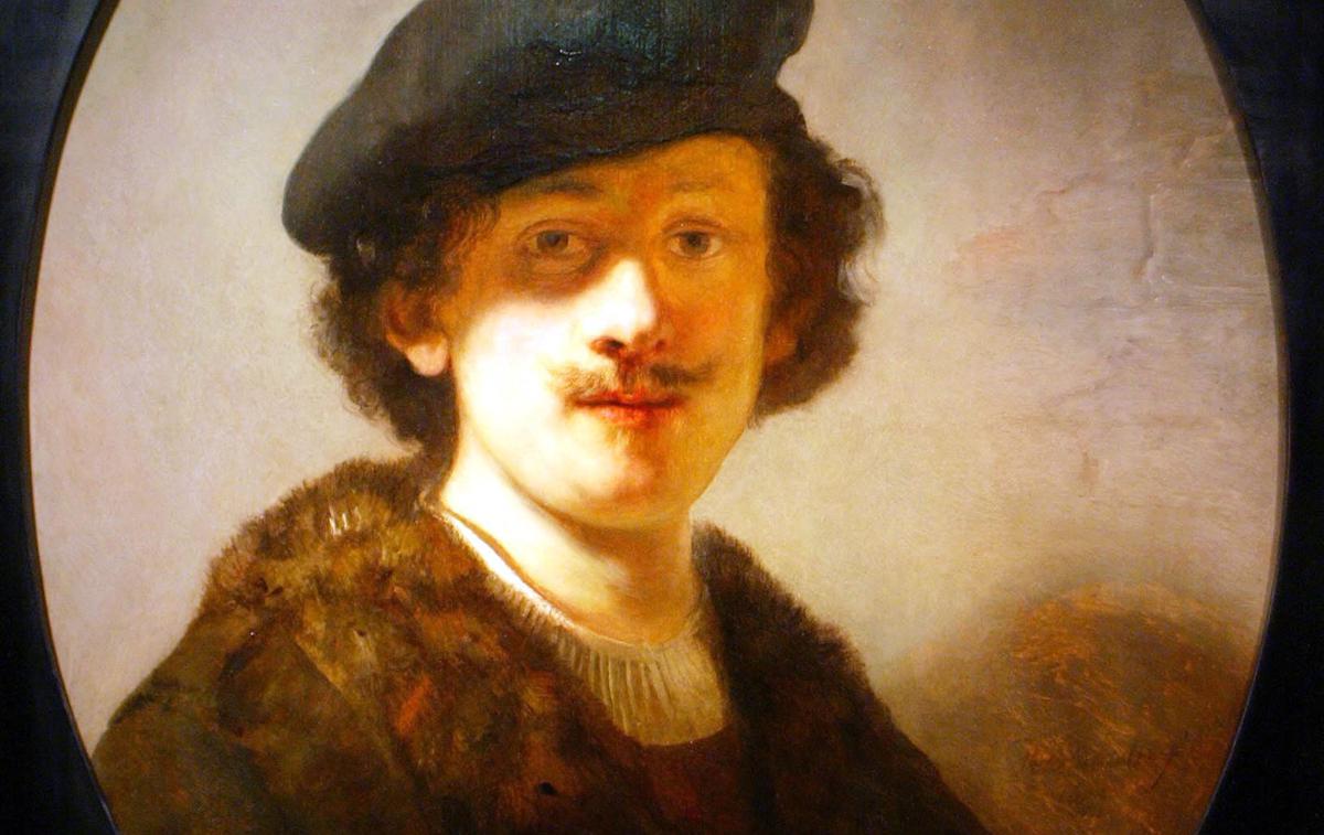 Rembrandt | Sicer že ta, zgodnja dela nakazujejo nekatere prepoznavne Rembrandtove značilnosti, kot so široke poteze čopiča in uporaba chiaroscura. "Seveda je postal mojster in tukaj vidimo začetek tega," je poudarila kustosinja. | Foto Reuters