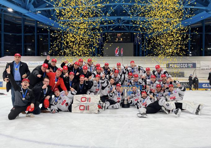 Železarji so v lanskem finalu premagali Cortino. | Foto: HDD Sij Acroni Jesenice