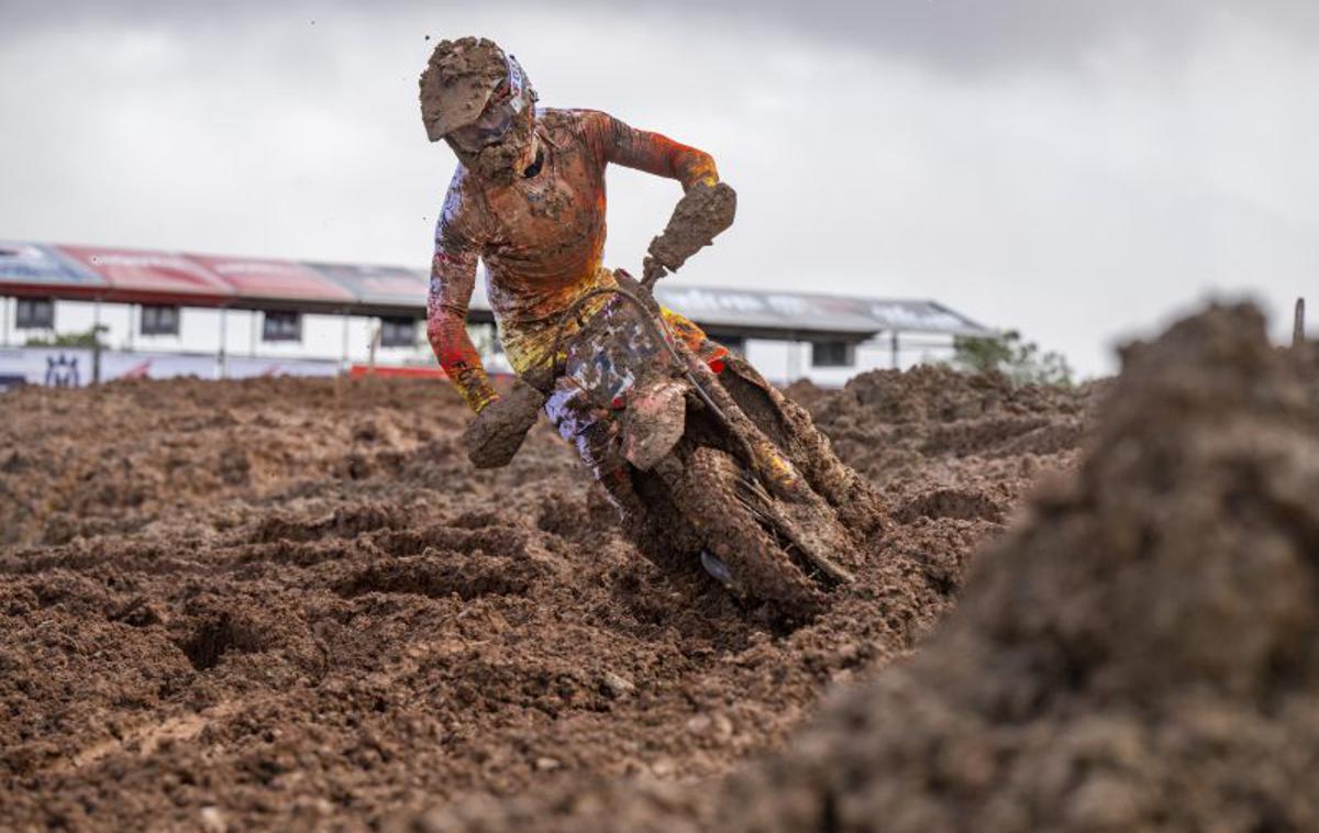 Tim Gajser Honda Cozar 2025 | Tim Gajser je po prvem mestu v soboto na kvalifikacijah dobil tudi prvo vožnjo na nedeljski VN Kastilje La Manče. | Foto Honda Racing/ShotbyBavo