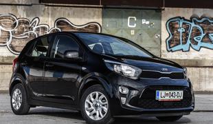 Test: Kia picanto z najšibkejšim motorjem, a zavidljivo opremo #foto