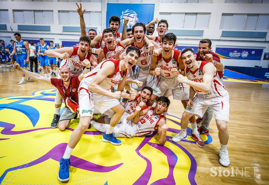 Fiba EP U18: Slovenija - Turčija polfinale