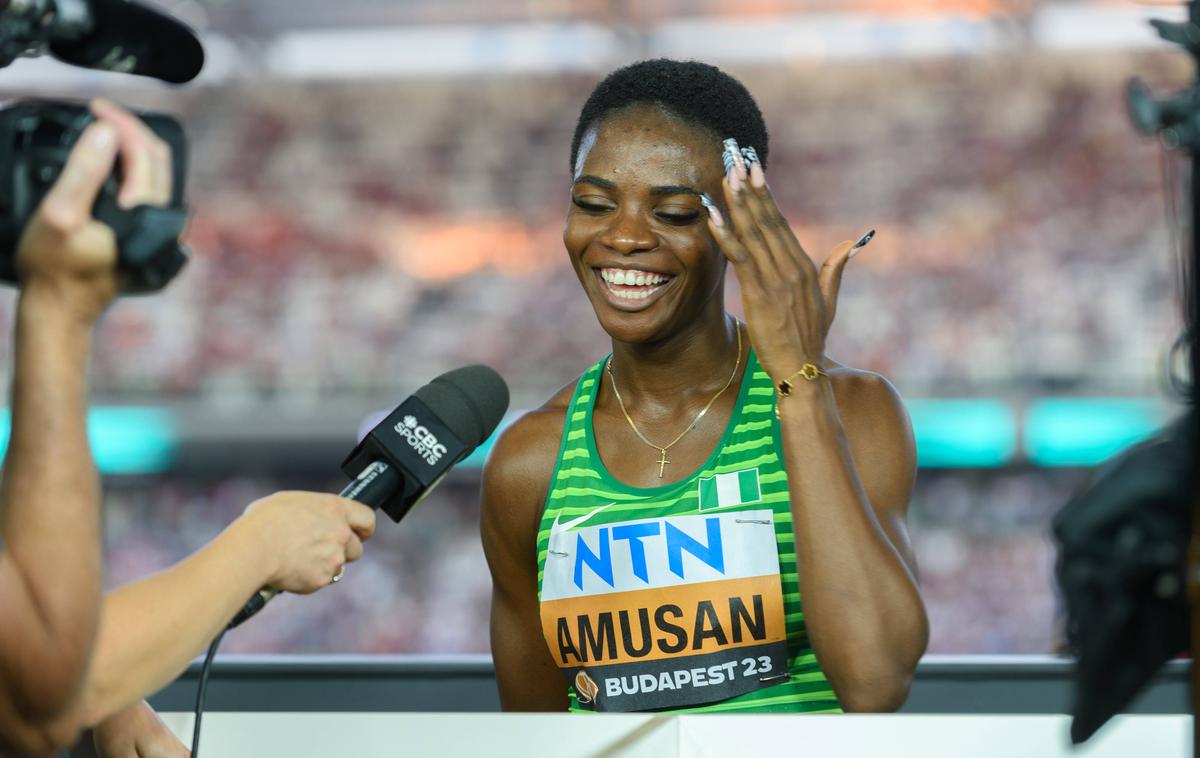 Tobi Amusan | Tobi Amusan bo lahko nastopila v Parizu. | Foto Guliverimage