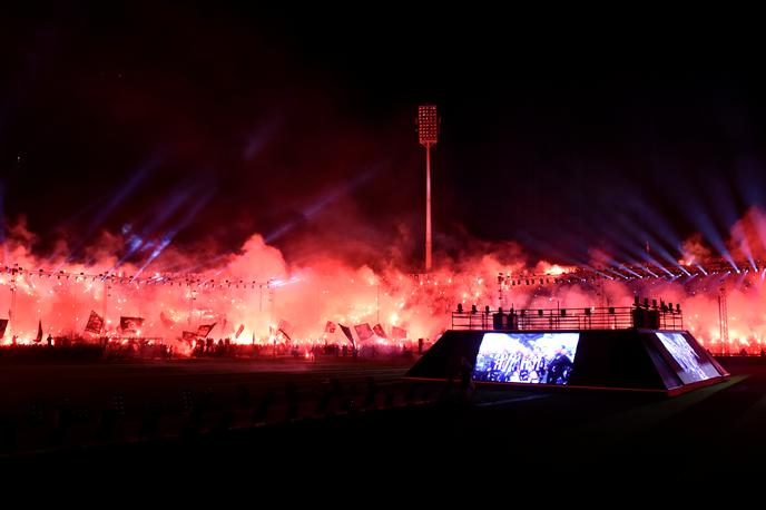 PAOK Solun Ivan Savvidis | Navijači Paoka so si po tretjem naslovu grškega prvaka v 93-letni zgodovini kluba dali duška. | Foto Reuters