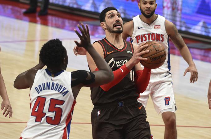 Enes Kanter je vknjižil kar 30 skokov, največ v zgodovini Portland Trail Blazers. | Foto: Guliverimage/Vladimir Fedorenko