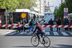 V službo v Ljubljani vedno več ljudi s kolesom, na cestah vseeno vedno večja gneča