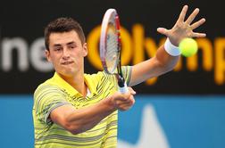 Bernard Tomic se je ujel s Hrvatom