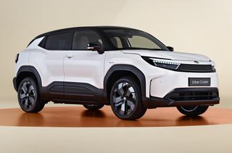 Toyota urban cruiser – nov električni SUV, ki si ga tehnično delita dve japonski znamki