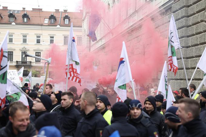 Stavka sindikatov javnega sektorja | Foto: Ana Kovač