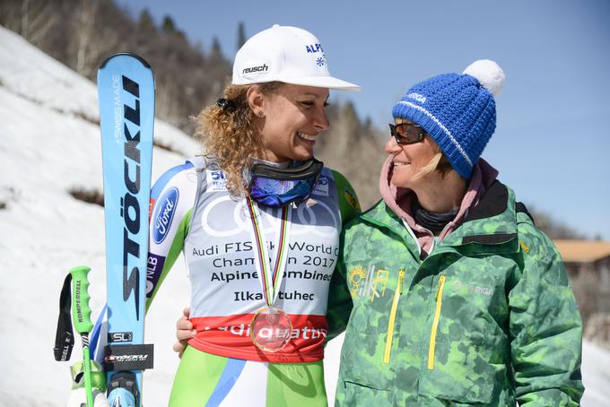 Z mamo Darjo Črnko po koncu prelomne sezone 2016/17 | Foto: AP / Guliverimage