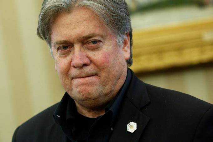 S podjetjem naj bi bil povezan Steve Bannon, vodilni strateg Trumpove predvolilne kampanje in do nedavnega eden njegovih najtesnejših sodelavcev. | Foto: Reuters