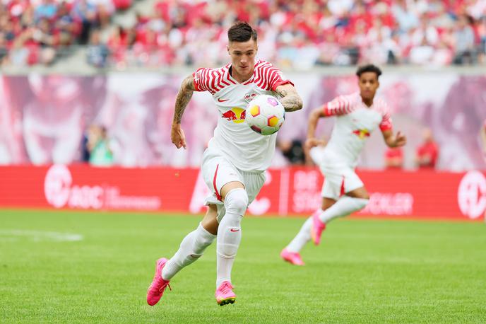 Benjamin Šeško | Benjamin Šeško bo prihodnji konec tedna odpotoval na Bavarsko, saj bo nemški superpokal v soboto potekal v Münchnu. | Foto Guliverimage