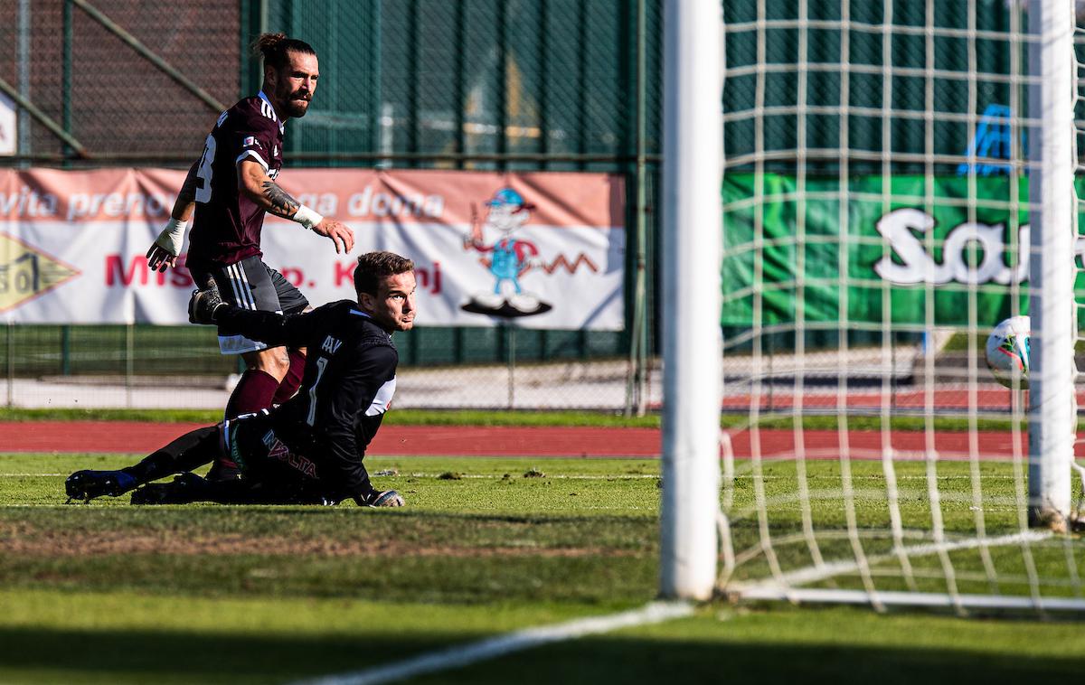 David Adam | David Adam je jeseni v PLTS branil za Tabor na sedmih tekmah. | Foto Grega Valančič/Sportida