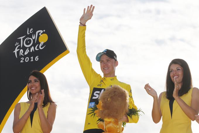 Chris Froome je še tretjič slavil na dirki po Franciji. | Foto: Reuters