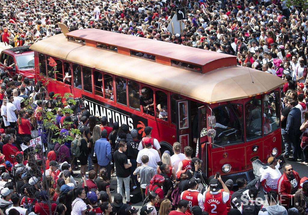 Slavje NBA naslova Toronto Raptors