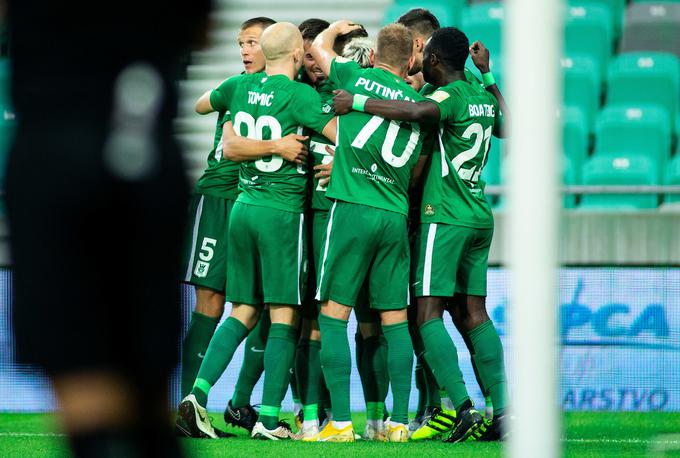 Ljubljančani so povedli hitro z 2:0. | Foto: Vid Ponikvar