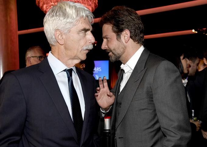 Sam Elliott in Bradley Cooper, nominirana soigralca iz filma Zvezda je rojena | Foto: Getty Images