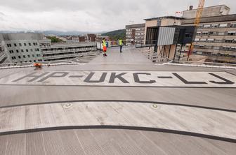 Heliport UKC znova odprt in deluje nemoteno