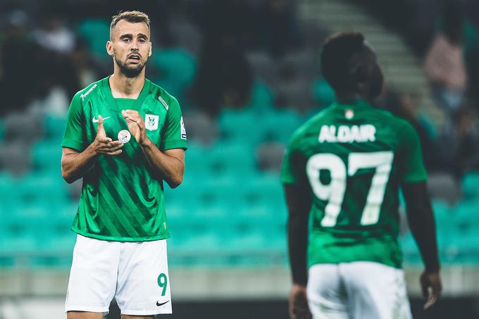 Mustafa Nukić je bil veliki junak derbija Ljubljanske kotline v Stožicah. | Foto: Grega Valančič/Sportida