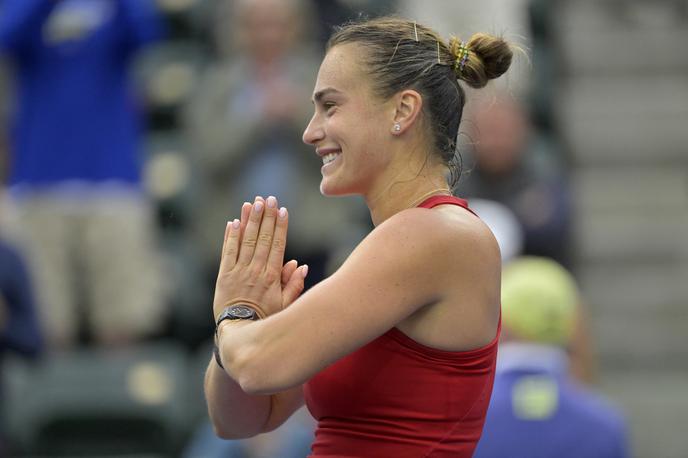 Arina Sabalenka | Arina Sabalenka je v osmini finala zlahka opravila z britansko tekmico. | Foto Reuters