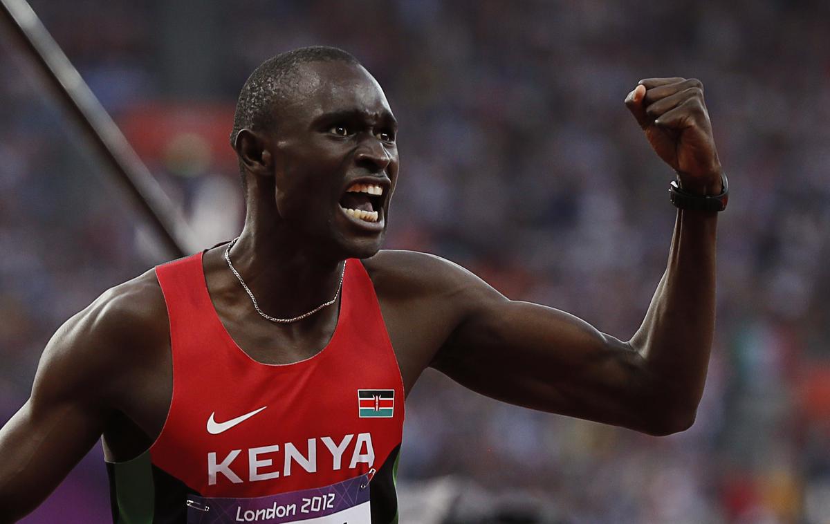 David Rudisha | Tek na 800 metrov Davida Rudishe v finalu olimpijskih iger 2012 imajo številni za najboljšega v zgodovini atletike. | Foto Reuters