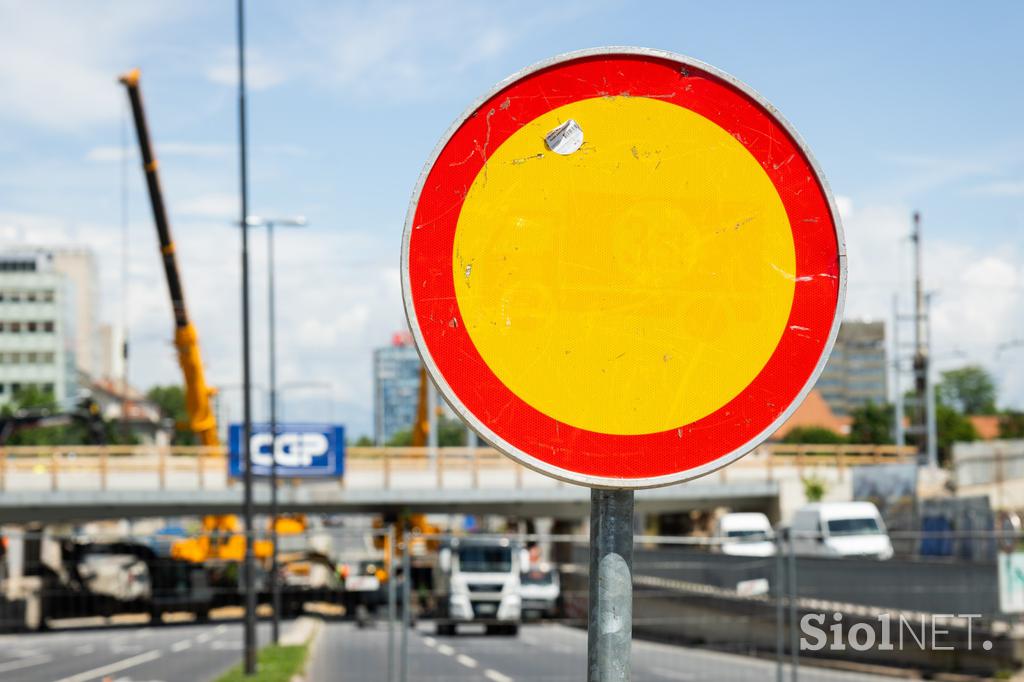 železniški nadvoz, Dunajska cesta v Ljubljani