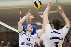 ACH Volley v Tivoliju oddal niz, Maribor odščipnil točko