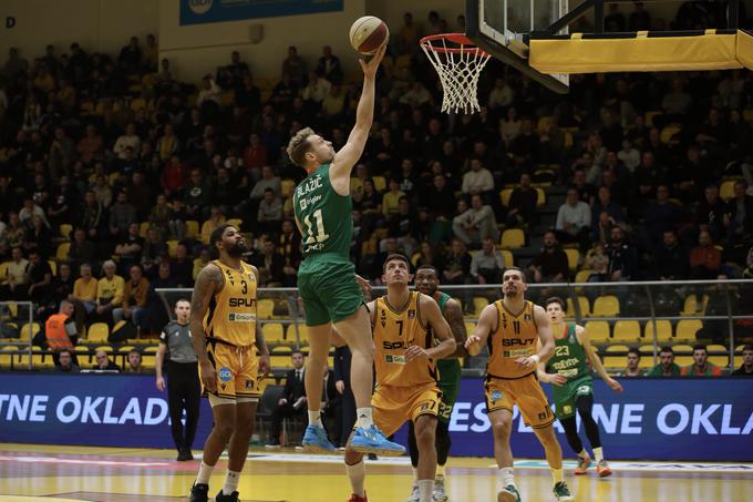 Cedevita Olimpija je izgubila na gostovanju v Splitu. | Foto: KK Split/Ivica Čavka/liga ABA