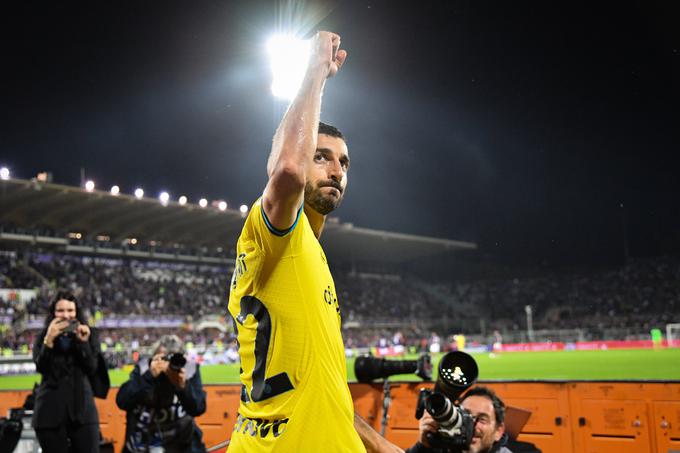 Henrikh Mkhitaryan je odločil dvoboj v Firencah v zadnjih sekundah v prid Interju. | Foto: Guliverimage/Vladimir Fedorenko