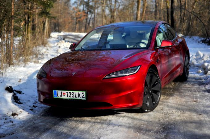 Tesla model 3 je bil lani v Sloveniji najuspešnejši električni avtomobil. | Foto: Gregor Pavšič