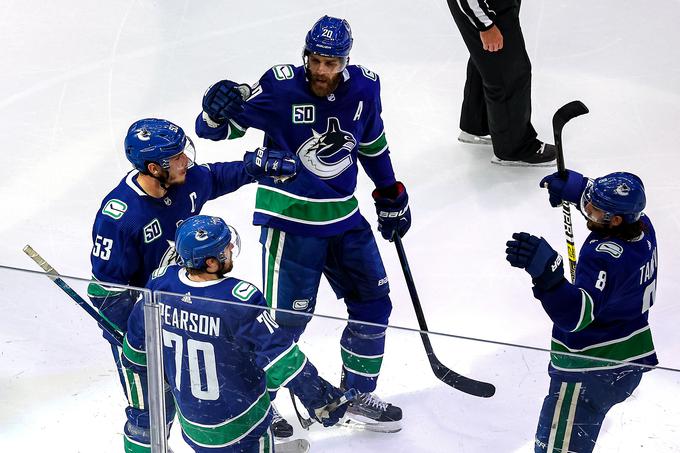 Vancouver je ohranil žive sanje o napredovanju v konferenčni finale. | Foto: Getty Images