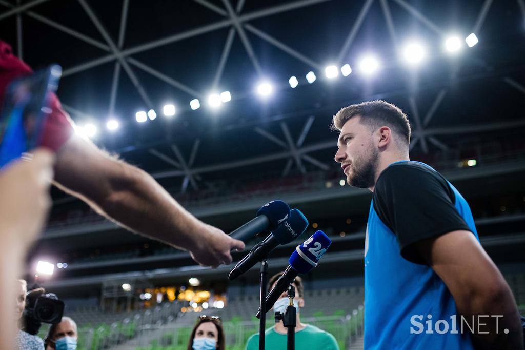 slovenska košarkarska reprezentanca trening