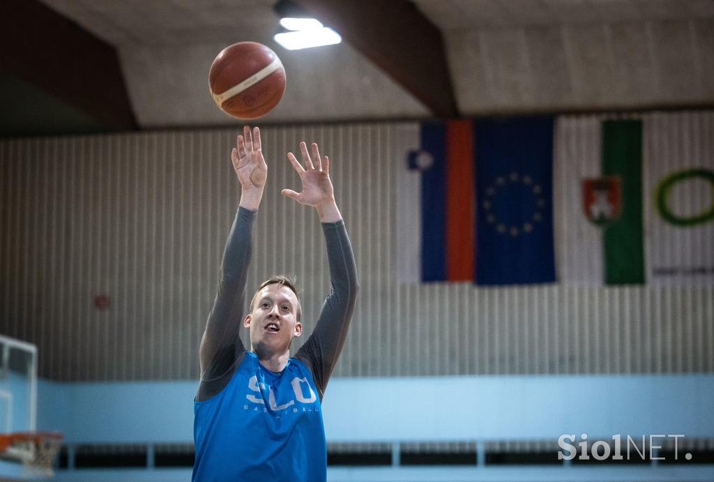 trening slovenska košarkarska reprezentanca