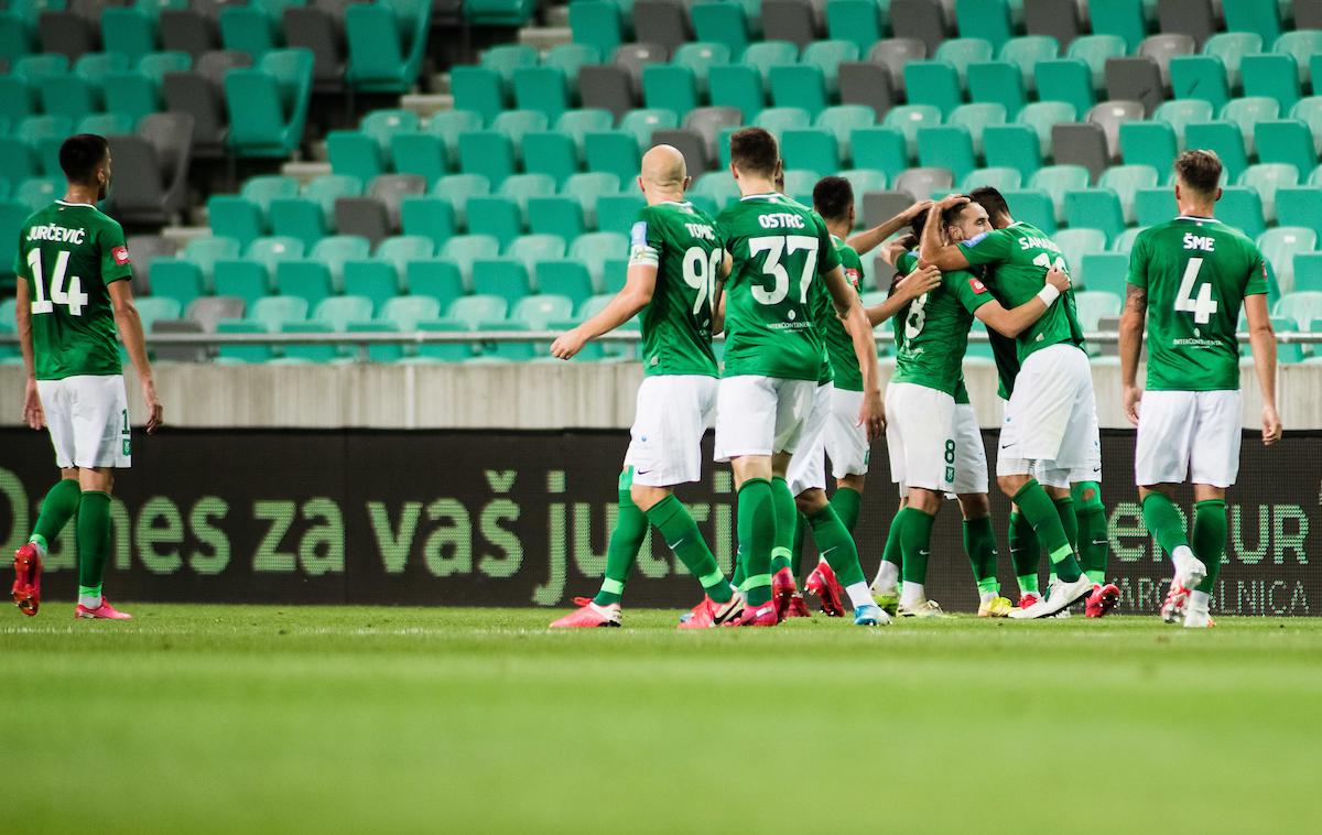 NK Olimpija, NK Maribor, derbi, Stožice | Ante Vukušiić je postal veliki junak derbija. | Foto Grega Valančič/Sportida