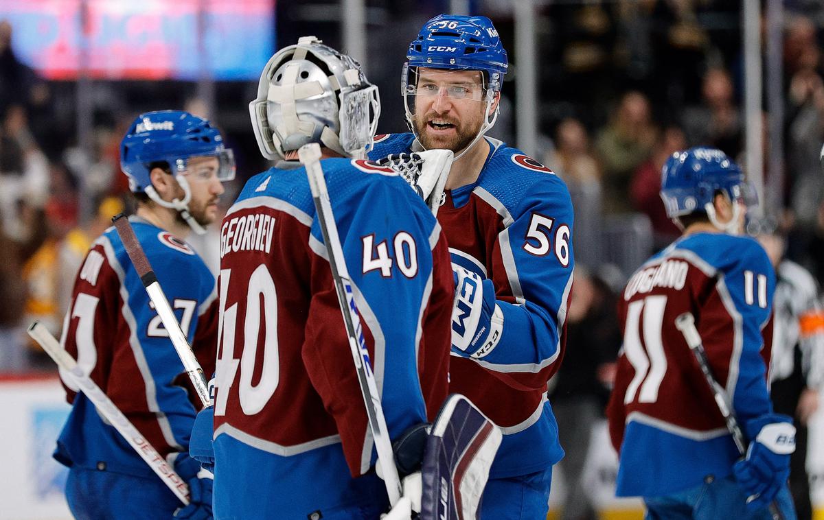 Colorado Avalanche | Hokejisti Colorado Avalanche so s kar 3:0 ugnali branilce naslova Vegas Golden Knights. | Foto Reuters