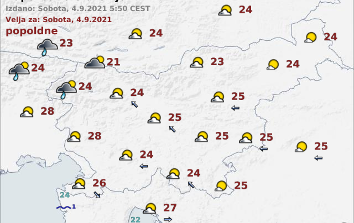 Vreme 4.9.2021 | Foto Arso