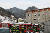 požar Jesenice, bolnišnica