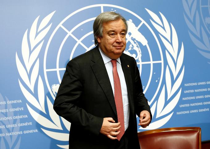 Na vseh dozdajšnjih glasovanjih se je najbolje odrezal Portugalec Antonio Guterres. | Foto: Reuters