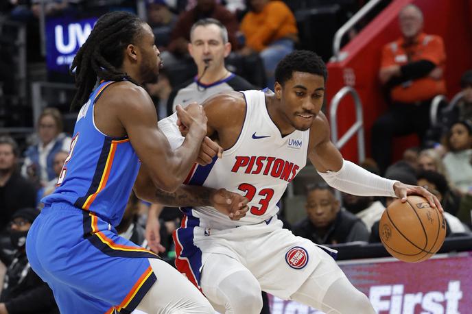 Detroit Pistons Jaden Ivey | Jaden Ivey je ob zmagi Detroita dosegel 19 točk. | Foto Reuters