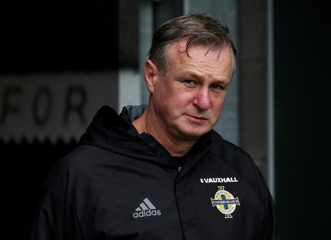 Michael O'Neill podobno kot Matjaž Kek vodi Severno Irsko v svojem drugem "mandatu". Najprej je bil selektor zeleno-belih med letoma 2011 in 2020, nato se je vrnil na vroči stolček leta 2022. Vmes je vodil Stoke City. | Foto: Reuters