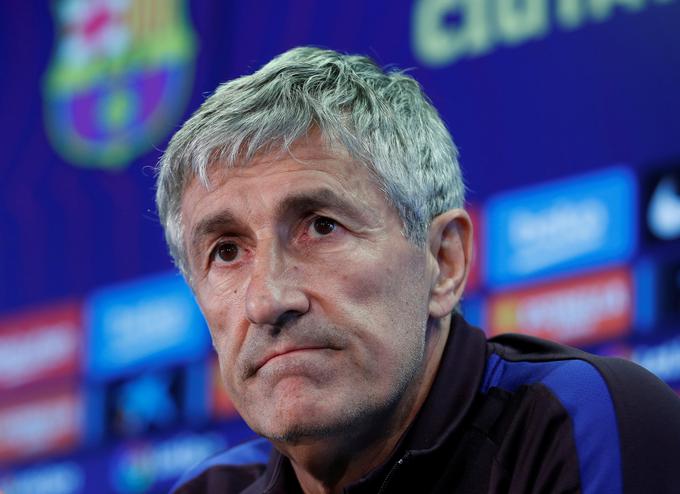 Quique Setien se spopada z vse večjimi kritikami. | Foto: Reuters