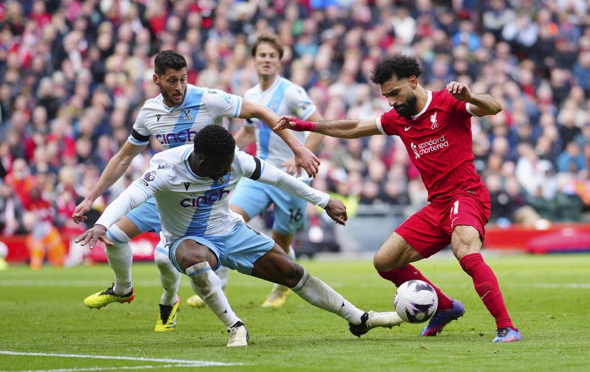 Mohamed Salah | Nogometaši Liverpoola so izgubili proti Crystal Palacu. | Foto Guliverimage